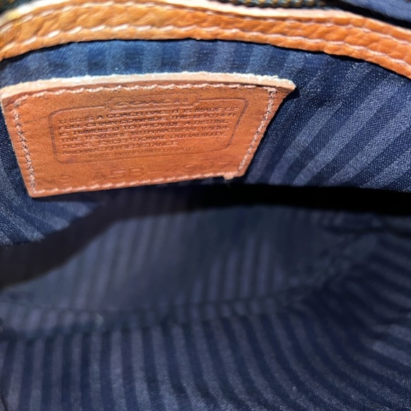 Vintage Coach British Tan Sonoma Leather Bucket Crossbody Bag 4907 - Picture 6 of 12